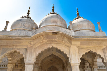 Fototapeta na wymiar Agra Red Fort Complex in India. UNESCO World Heritage Centre.