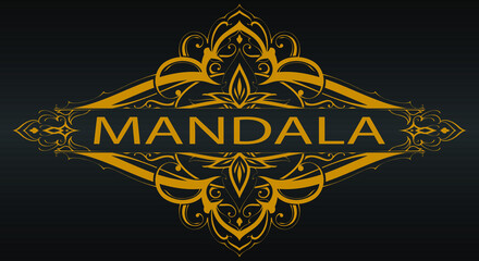 Vector ornament on a isolate background.  round Ornament Pattern.