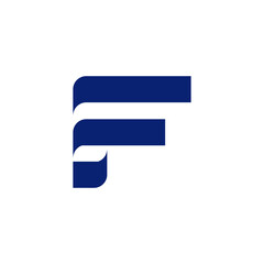 F initial blue and white arrow