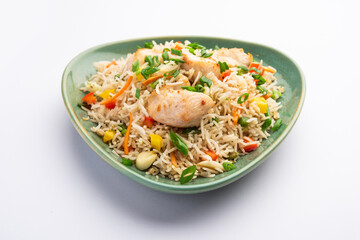 schezwan chicken fried rice