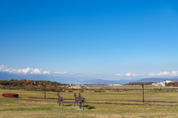 Obraz premium 信州スカイパークからの風景