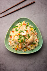 schezwan chicken fried rice