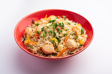 schezwan chicken fried rice