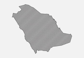 Vector map Saudi Arabia,, template Asia country