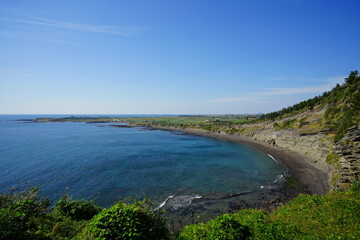 a fine view from a seaside cliff