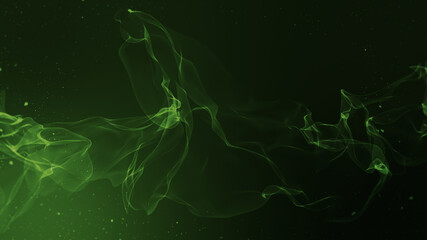 繊細で波のような煙と暗い背景の壁紙　アンビエント　ウェーブ　ゆらめき