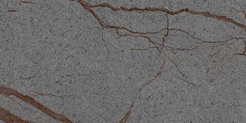 Natural Grey Base With Brown Veins Glossy Marble