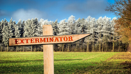 Street Sign to Exterminator