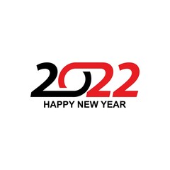 Happy New Year 2022 design template. Design for calendar, greeting cards or to printing