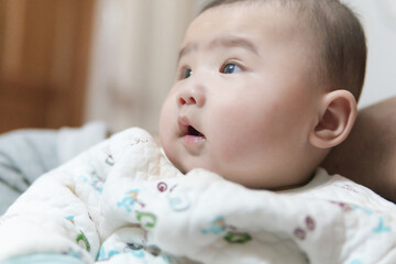 Expressive baby girl