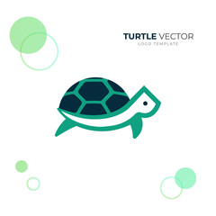 Vector Turtle green Logo Illustrations