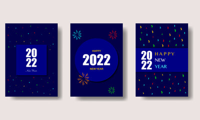 Happy New Year Colorful Bundle Template