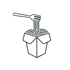 illustration of a noodle pack