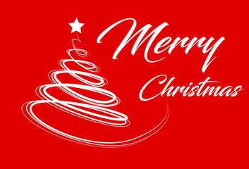 merry christmas greeting card