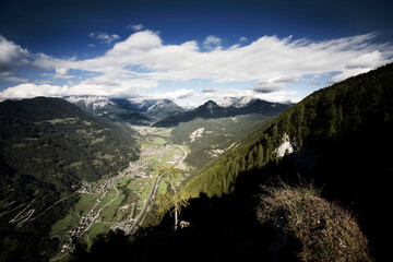Sunny day on dolomites