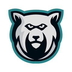 bear logo icon vector