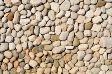 Pebbles wall