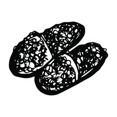 vector home slippers fur