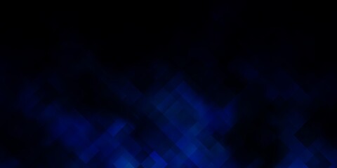 Dark BLUE vector pattern in square style.