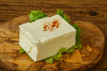 Greek traditional soft feta cheese