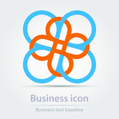 Originally designed vector  color business icon for creative design