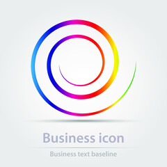 Originally designed vector  color business icon for creative design