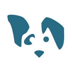 abstract dog logo