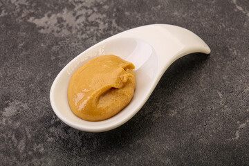 Peanut butter in the bowl