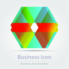 Originally designed vector  color business icon for creative design