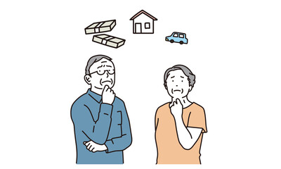 老後のライフスタイルを考える高齢者の夫婦