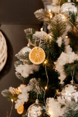 Christmas decor, decorations on the Christmas tree