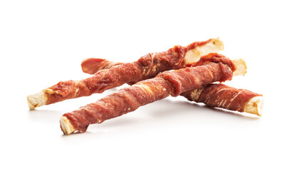 Dog treat sticks. Chewy sticks for dog.