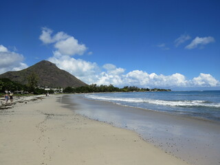 beach and clouds