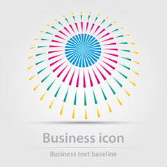 Obraz premium Originally designed color business icon,logo,sign