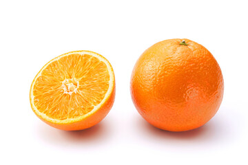 Fototapeta na wymiar Oranges on white background.