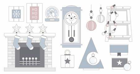 Scandinavian Christmas Home Decoration