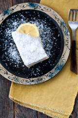 Vanilla slice or mille-feuille pastry