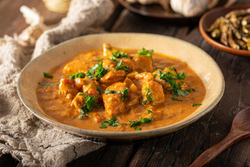 Delicious chicken curry