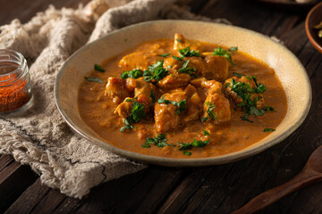 Delicious chicken curry