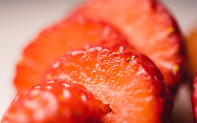 Close up of a strawberry