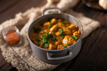 Delicious chicken curry
