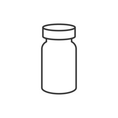 vial icon design template vector