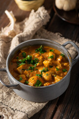 Delicious chicken curry