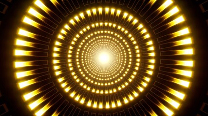 Bright Light Lamp Tile Tunnel