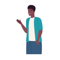 man african greeting