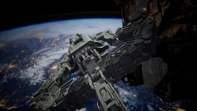 Flying an Animated Space Station