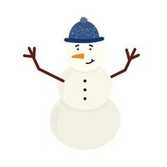 snowman snow winter