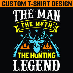 Fototapeta na wymiar Hunting t shirt design
