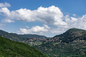 Fototapeta na wymiar Dimitsana village in Arcadia Greece