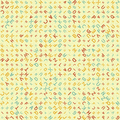 Abstract Geometric Pattern generative computational art illustration